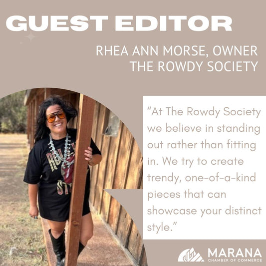 THE ROWDY SOCIETY FEATURED ON THE MARANA CHAMBER WEBSITE