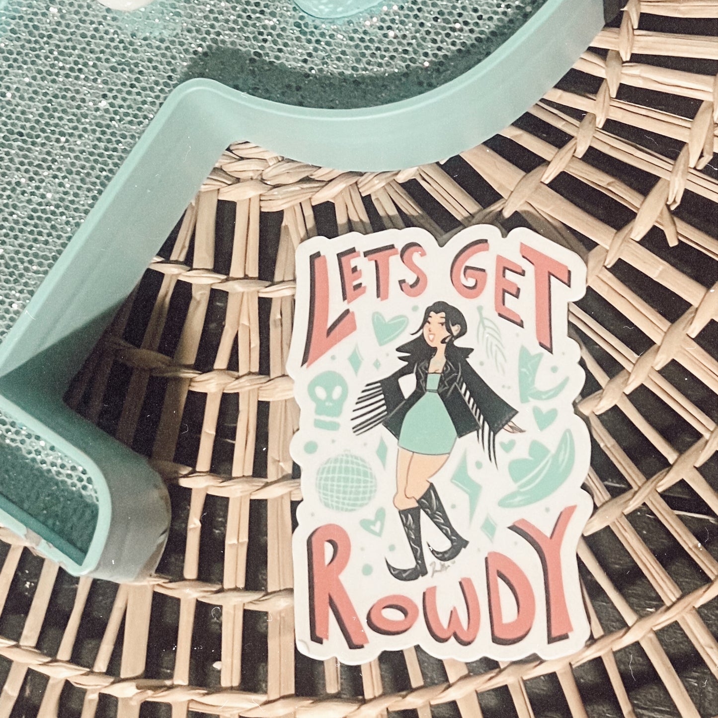 LET’S GET ROWDY x sticker