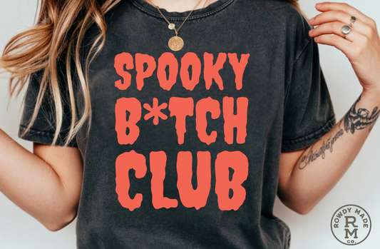 Spooky B*tch Club Halloween Graphic Tee