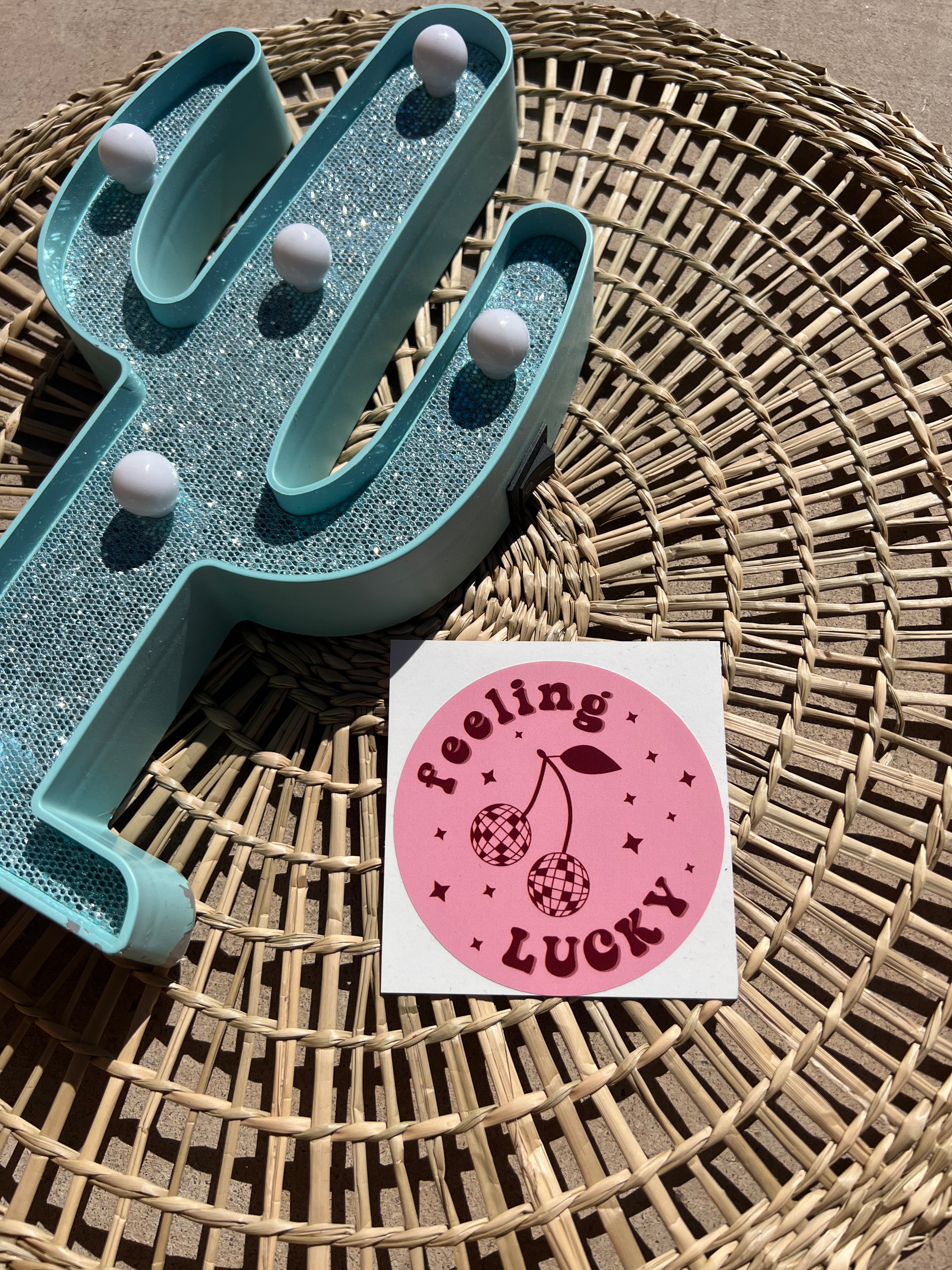 FEELING LUCKY x sticker