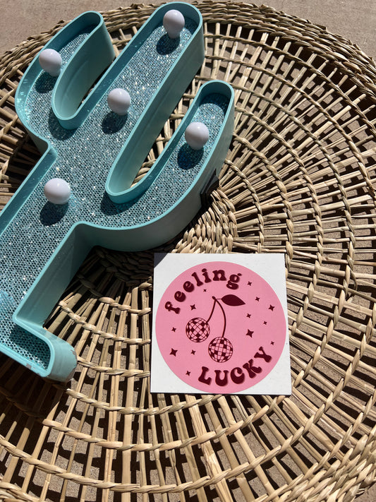 FEELING LUCKY x sticker