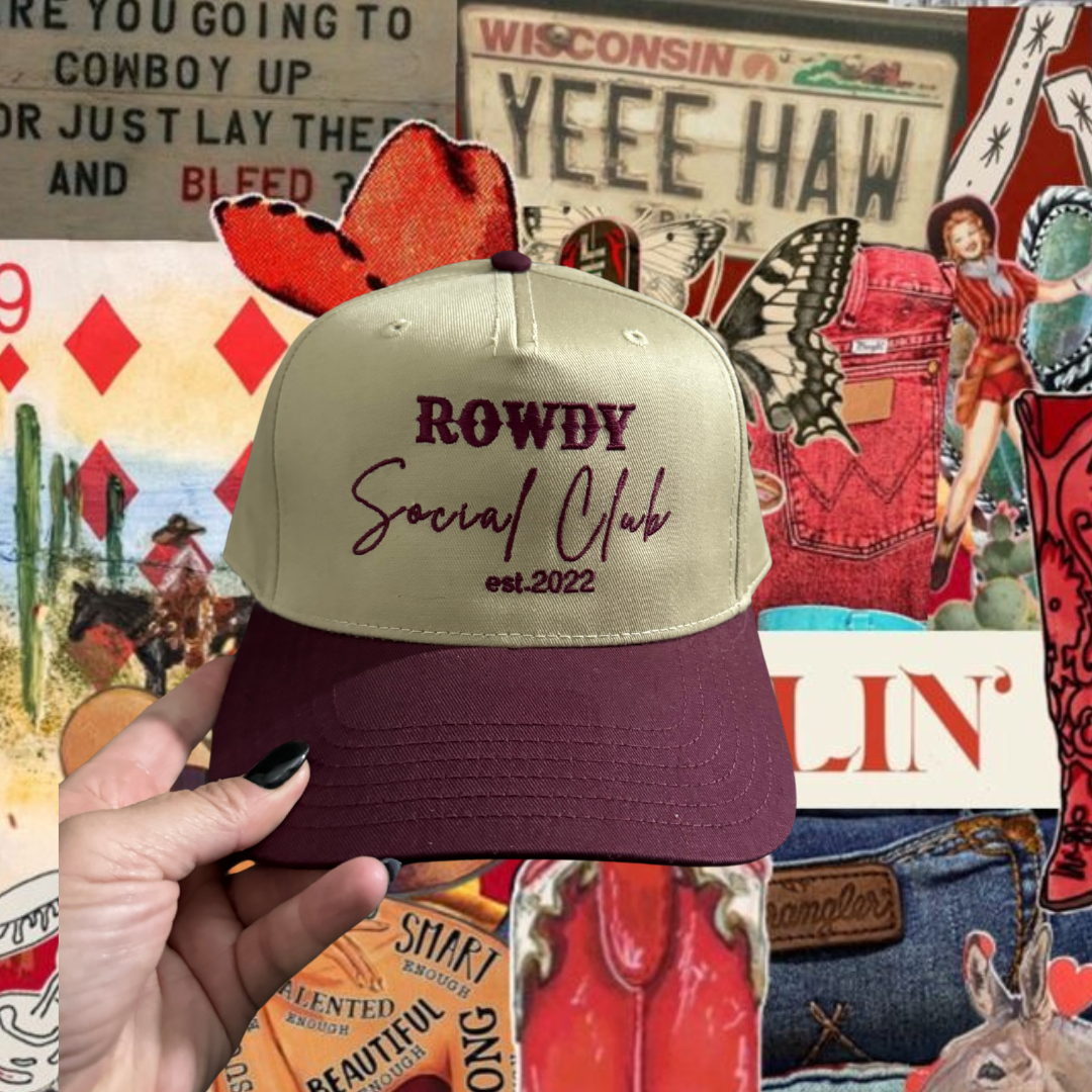 rowdy social club hat