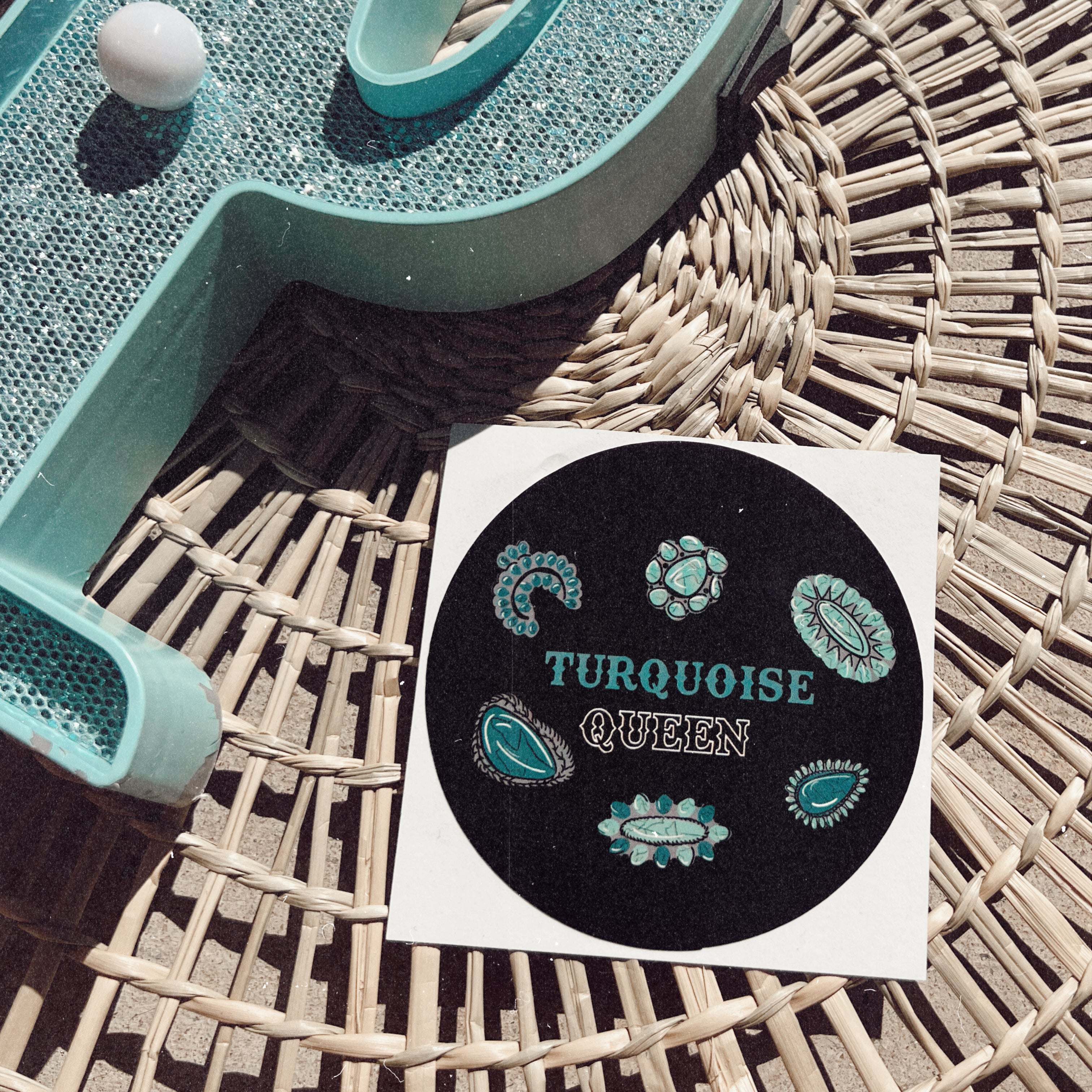 TURQUOISE QUEEN x sticker
