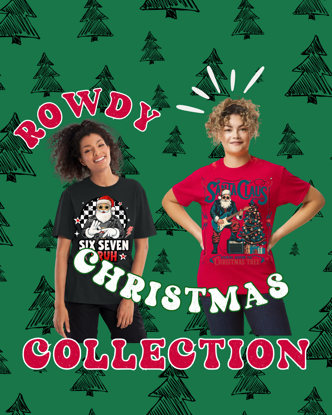 🎄 Rowdy Made Co. Holiday Shirt Collection 🎅