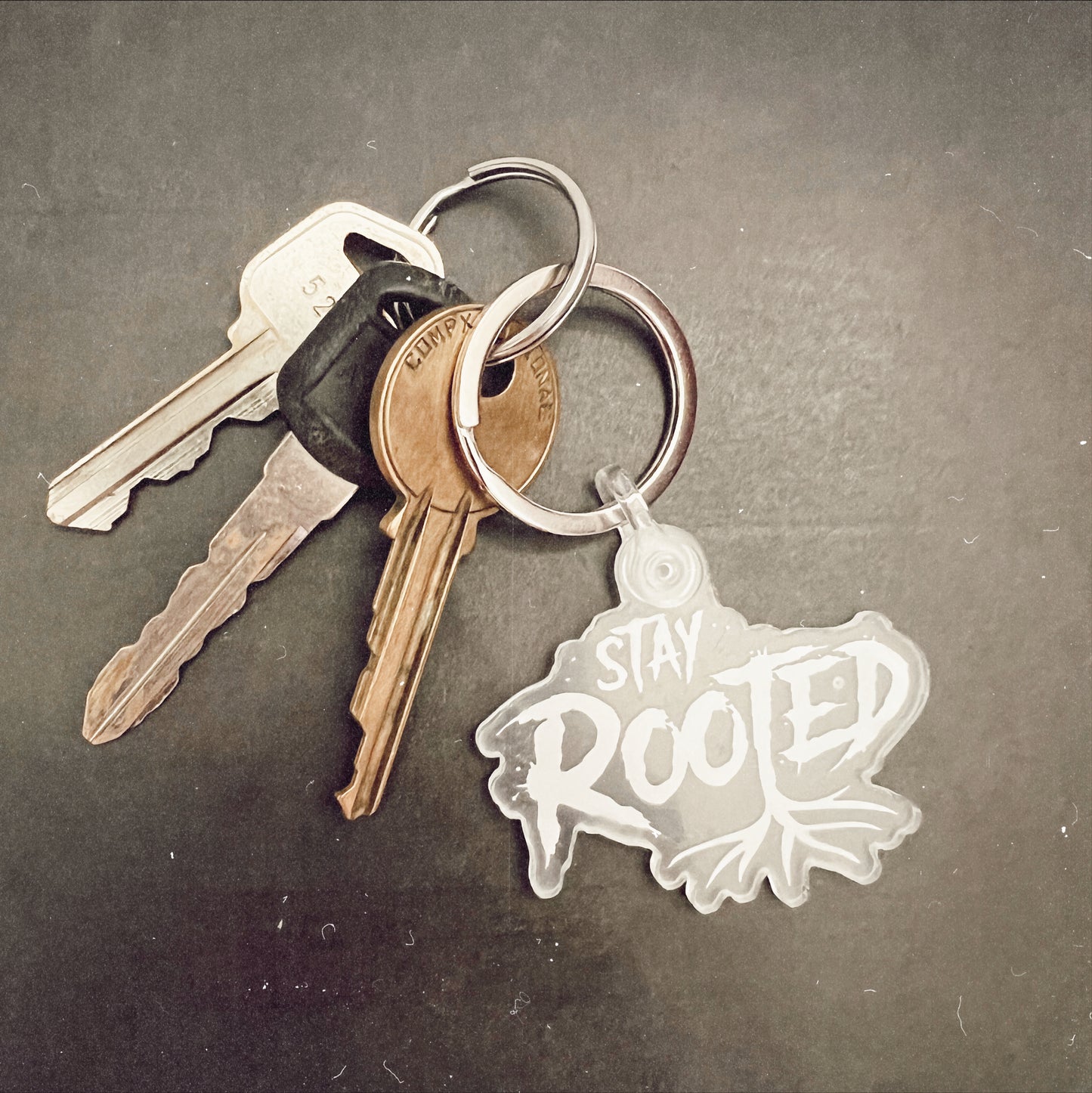 STAY ROOTED x keychain